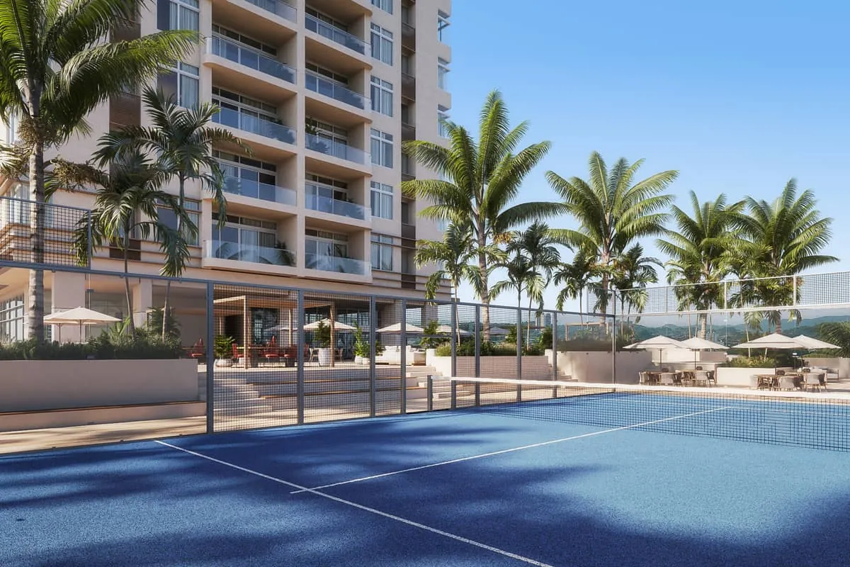 Cancha de pádel al aire libre en ÉBANO